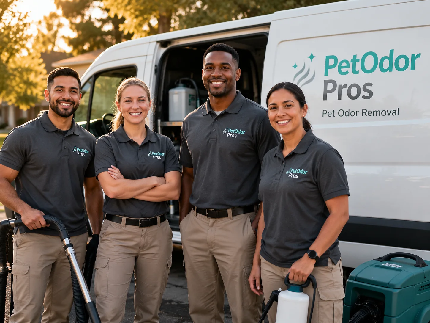 Pet Odor Removal team serving Happy, TX